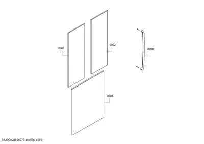 Door & Housing, Handles & Knobs (0901-0904)