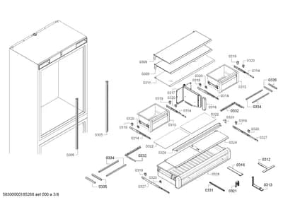Mounting & Fixing, shelves trays (0305-0335)