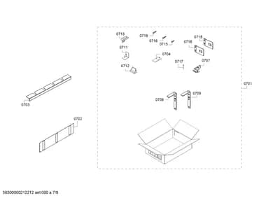 Mounting & Fixing, Screws (0701-0719)