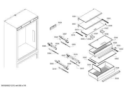 Door & Housing, Rails (0301-0337)