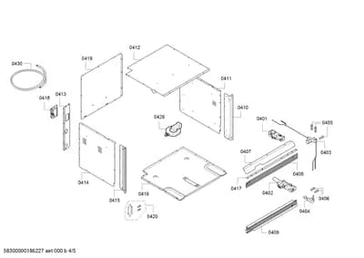 Door & Housing, Hinges (0401-0430)