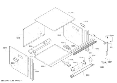 Door & Housing, Hinges (0201-0253)