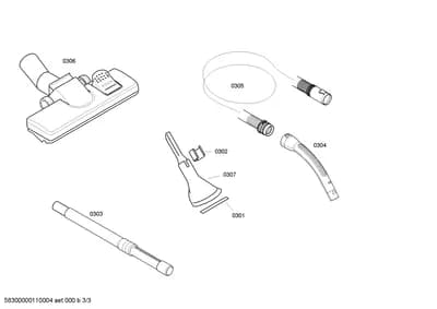handles knobs , Hoses (0301-0307)