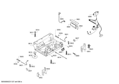 Door & Housing, Hinges (0610-8102)