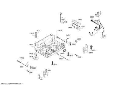 Door & Housing, Hinges (0610-8102)