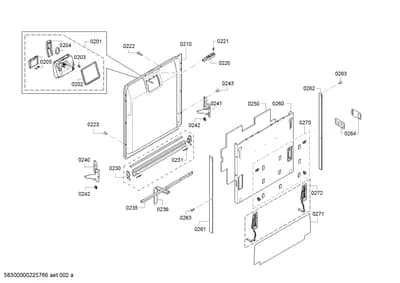 Screws, Hinges (0201-8102)
