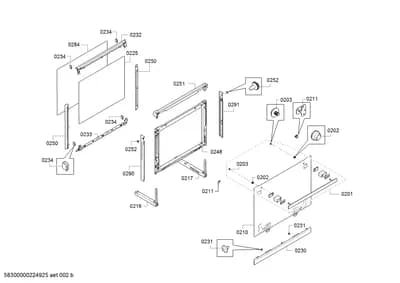 Door & Housing, Hinges (0201-0291)