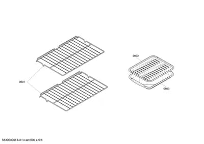 shelves trays (0601-0603)