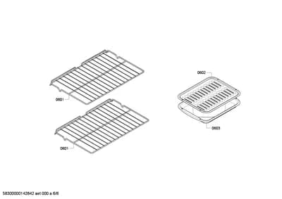 shelves trays (0601-0603)