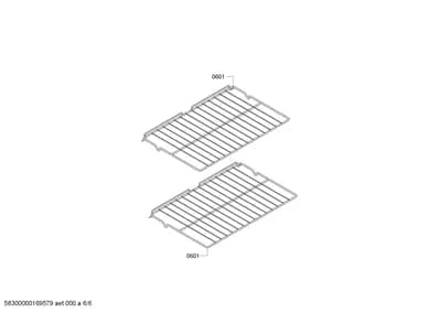 shelves trays (0601-0601)