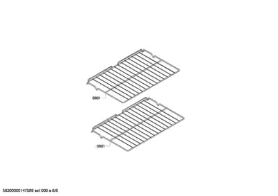shelves trays (0601-0601)