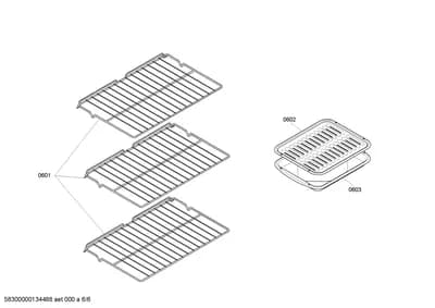 shelves trays (0601-0603)