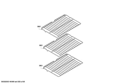 shelves trays (0601-0601)