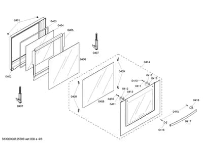 Door & Housing, Screws (0401-0417)