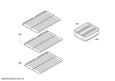 shelves trays (0601-0603)