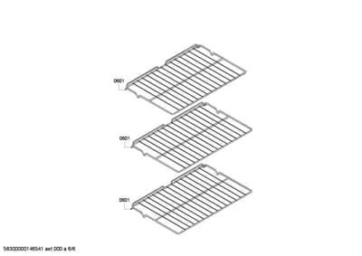 shelves trays (0601-0601)