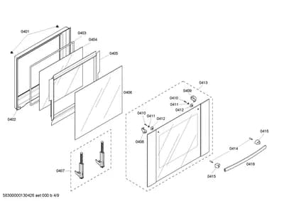 Door & Housing, Screws (0401-0450)