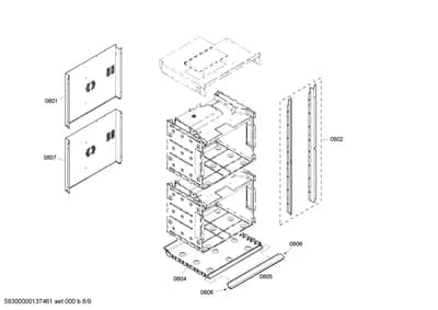 Door & Housing, Screws (0801-0857)