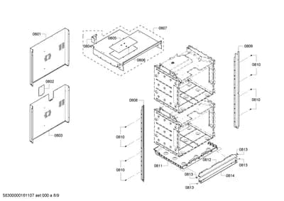 Door & Housing, Screws (0801-0857)