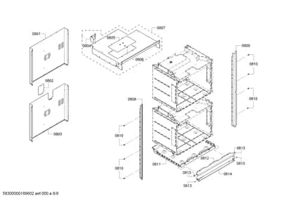 Door & Housing, Screws (0801-0857)