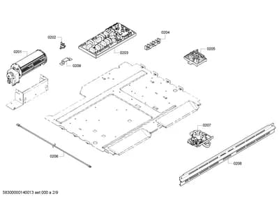 Fan Parts, Mounting & Fixing (0201-0261)
