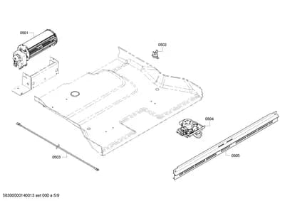 Fan Parts, Mounting & Fixing (0501-0550)