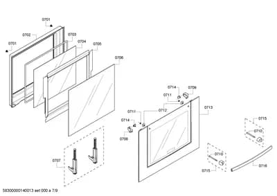 Screws, Door & Housing (0701-0752)