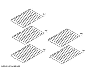 shelves trays (0901-0901)