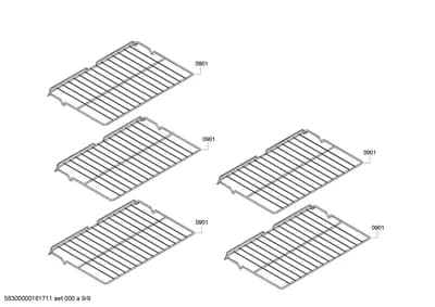shelves trays (0901-0901)