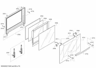 Screws, Door & Housing (0701-0753)