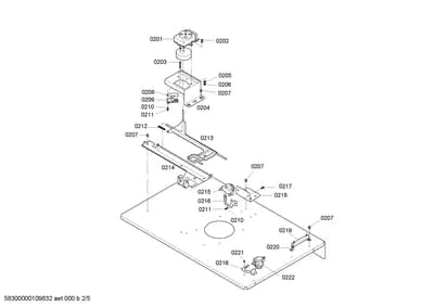Screws, motors (0201-0222)