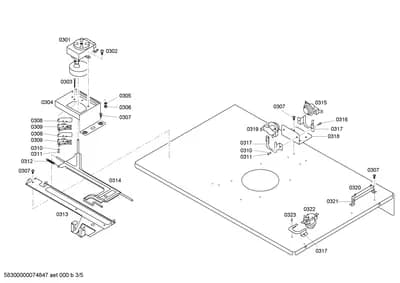 Screws, motors (0301-0323)