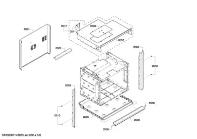 Door & Housing, Screws (0501-0557)