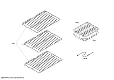 shelves trays (0601-0604)