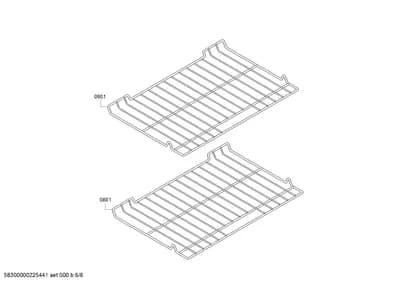 shelves trays (0601-0601)