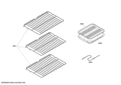 shelves trays (0601-0604)
