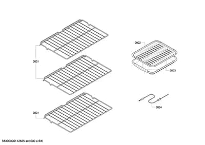 shelves trays (0601-0604)