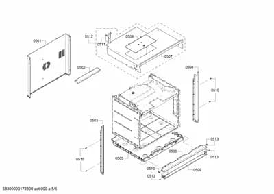 Door & Housing, Screws (0501-0557)