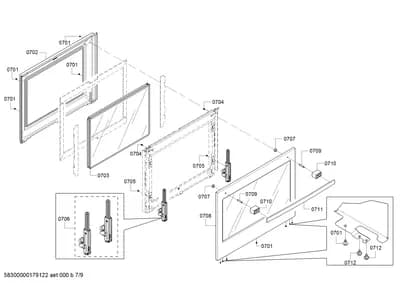 Screws, Door & Housing (0701-0712)