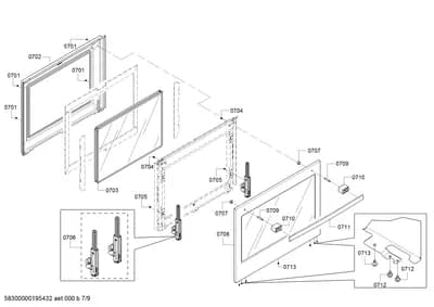 Screws, Door & Housing (0701-0713)