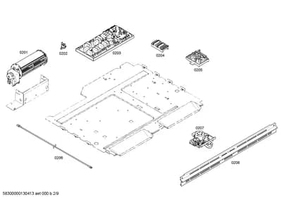 Fan Parts, Mounting & Fixing (0201-0208)