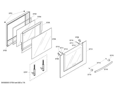 Door & Housing, Screws (0701-0750)