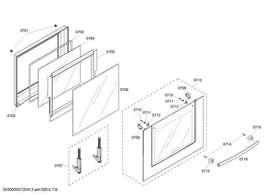 Door & Housing, Screws (0701-0750)