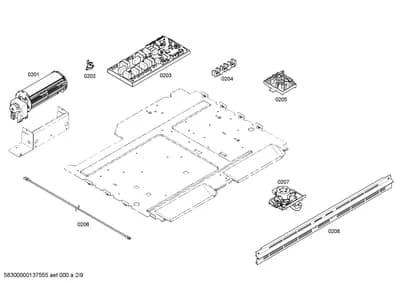 Fan Parts, Mounting & Fixing (0201-0208)