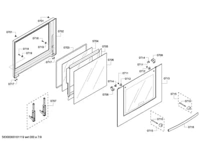Screws, Door & Housing (0701-0750)