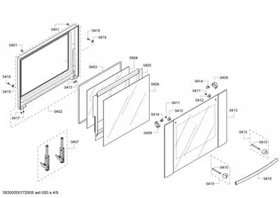 Screws, Door & Housing (0401-0450)