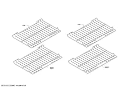 shelves trays (0901-0901)
