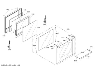 Door & Housing, Screws (0401-0417)