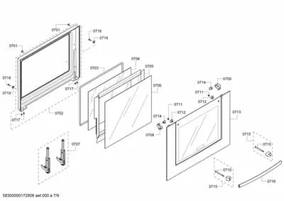 Screws, Door & Housing (0701-0750)