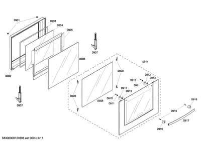 Door & Housing, Screws (0901-0952)